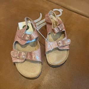 Cat and Jack Pink Gold Sandals